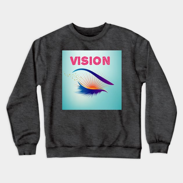 Vision Crewneck Sweatshirt by Rivas Teepub Store